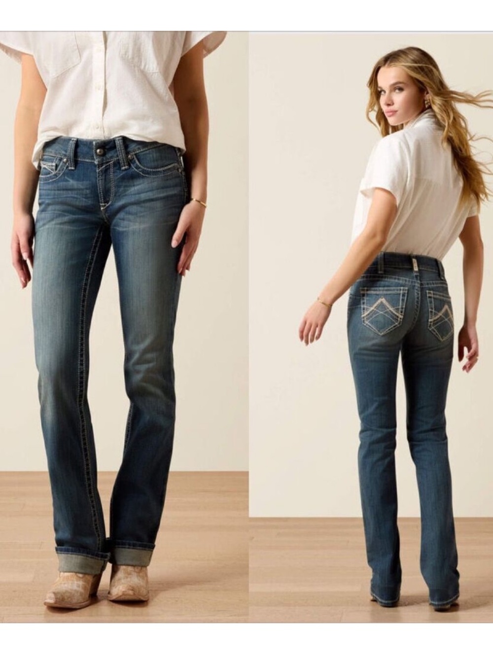 Ariat R.E.A.L. Straight Leg Jean size 29R western rodeo